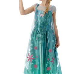 Frozen Fever Elsa Costume Kids Fancy Dress