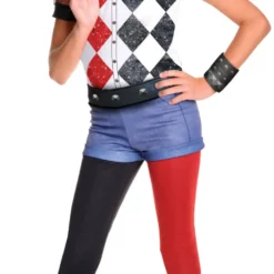 Deluxe Harley Quinn Girls Costume