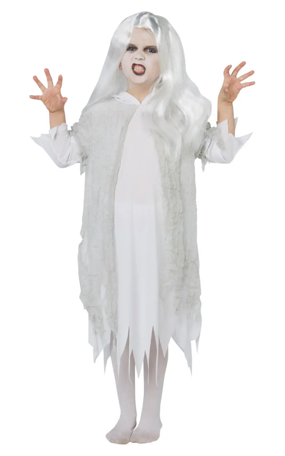 Ghostly Spirit Kids Costume 3 Ghostly Spirit Kids Costume