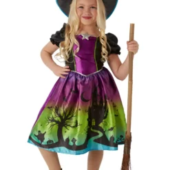 Ombre Witch Kids Costume
