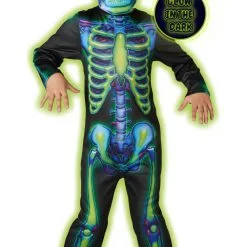 Neon Skeleton Kids Costume
