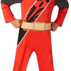 Red Ninja Steel Power Ranger Boys Costume -Hot Sale Cosyumes Store lrgscale640071 2