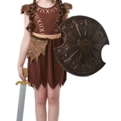 Viking Girl Fancy Dress Costume -Hot Sale Cosyumes Store lrgscale641202 2