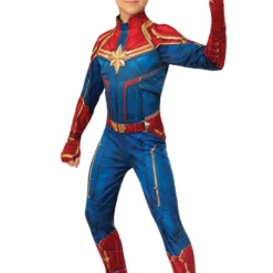 Captain Marvel Hero Suit Girls Costume