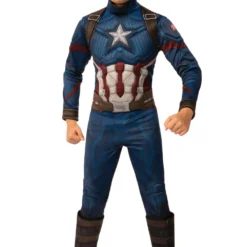Deluxe Captain America Boys Costume
