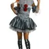 Ladies Deluxe Pennywise Costume -Hot Sale Cosyumes Store lrgscale700732