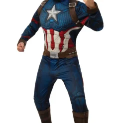 Deluxe Captain America Mens Costume