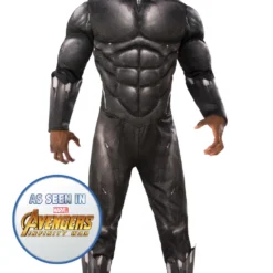 Deluxe Black Panther Mens Costume