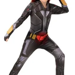 Girls Deluxe Black Widow Costume