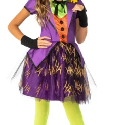 Girls Deluxe Joker Costume