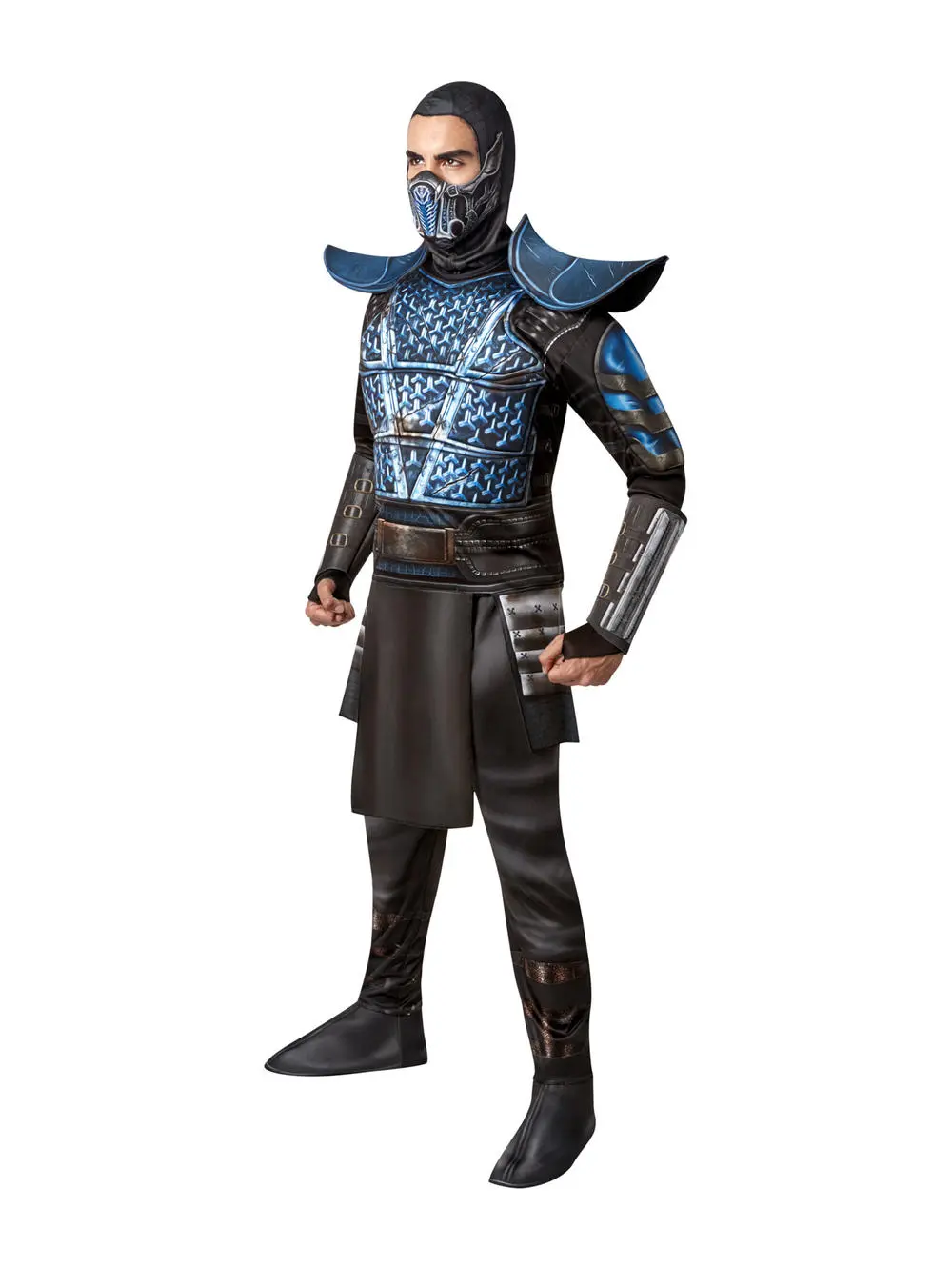 Licensed Mens Sub Zero Mortal Combat Costume 5 Licensed Mens Sub Zero Mortal Combat Costume - Image 3