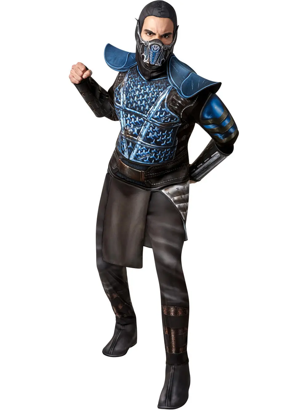 Licensed Mens Sub Zero Mortal Combat Costume 7 Licensed Mens Sub Zero Mortal Combat Costume - Image 5