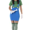 Green Plumber Girl Ladies Costume -Hot Sale Cosyumes Store lrgscale81003