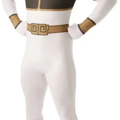 White Power Ranger Mens 2nd Skin Suit