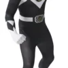 Black Power Ranger Mens 2nd Skin Suit