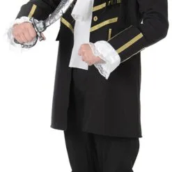 Black Pirate Mens Costume