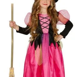 Girls Shiny Witch Costume