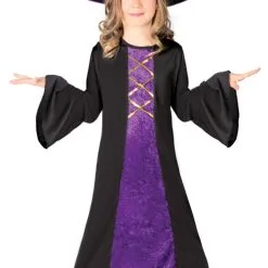 Girls Velvet Witch Costume