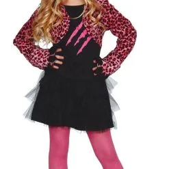 Pink Paws Leopard Girls Costume