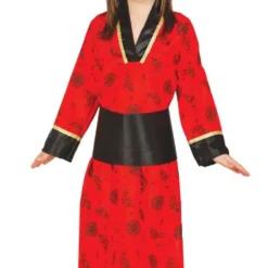 Girls Red Chinawoman Costume