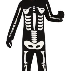 Childrens Skeleton Fancy Dress Costume