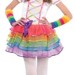 Rainbow Unicorn Girls Costume