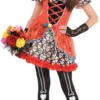 Sugar Skull Senorita Girls Costume -Hot Sale Cosyumes Store lrgscale847256