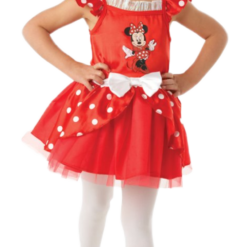 Girls Minnie Mouse Red Ballerina Costume