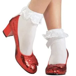Dorothys Ruby Red Slipper Shoes