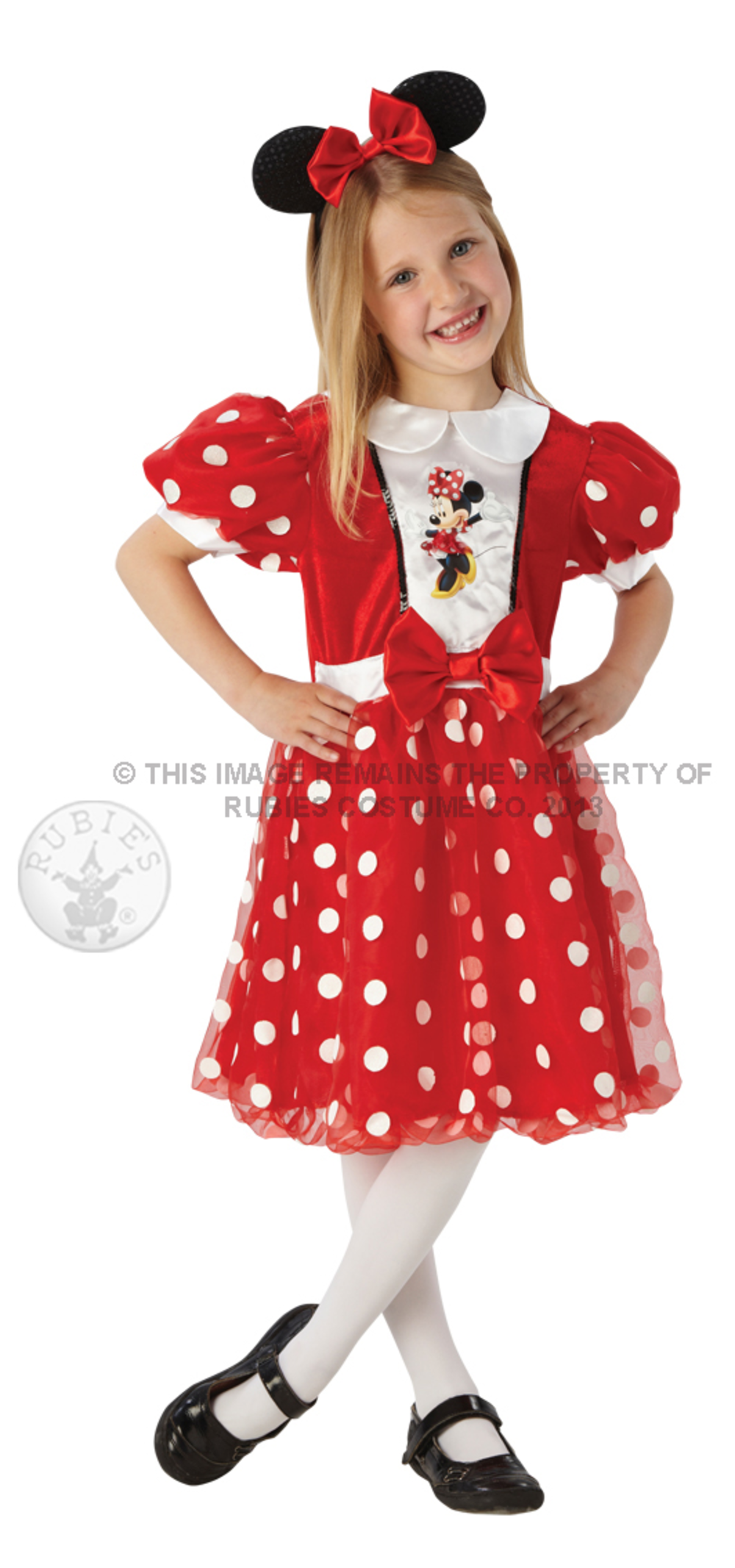 Girls Red Glitz Minnie Mouse Costume 3 Girls Red Glitz Minnie Mouse Costume