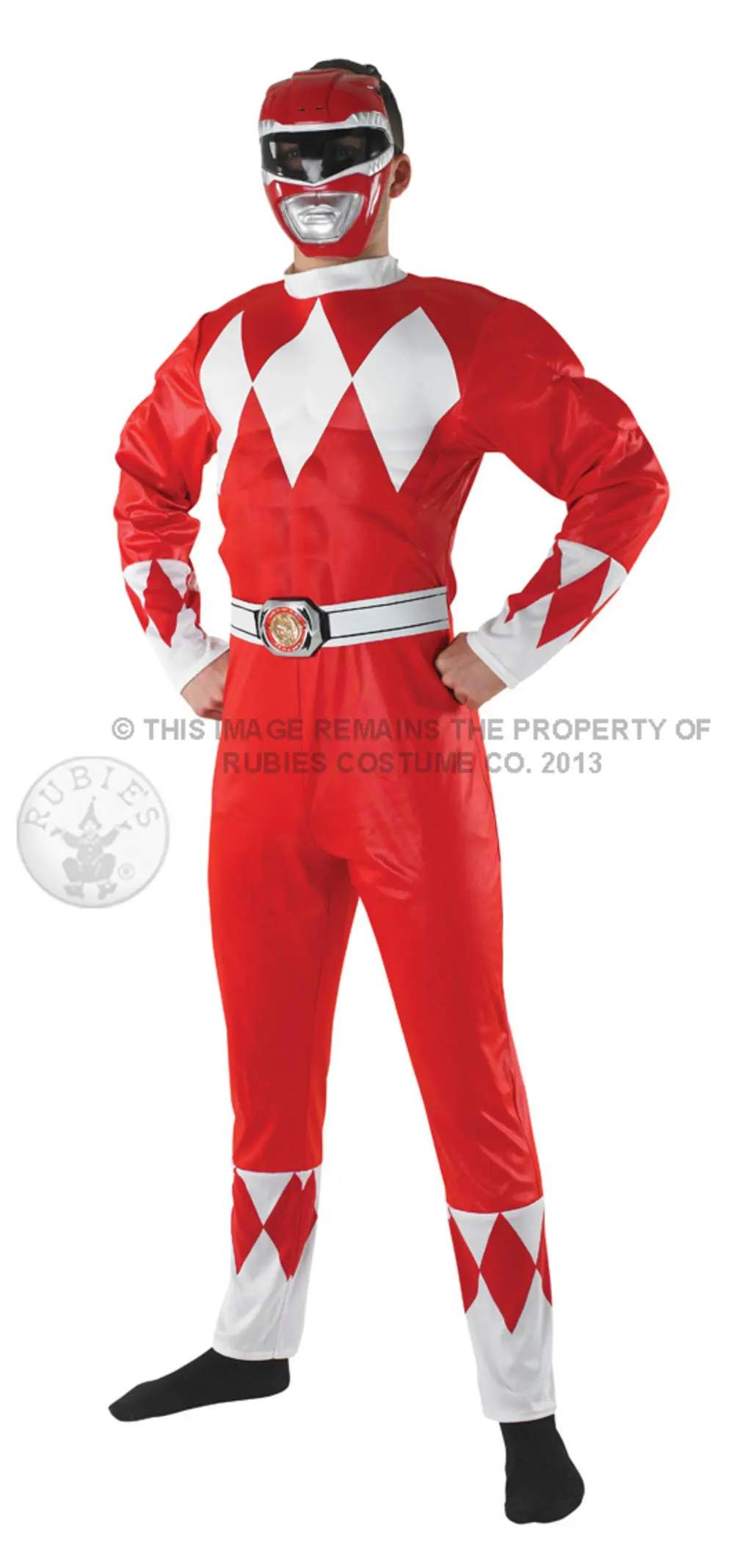 Mighty Morphin Red Ranger Muscle Costume 3 Mighty Morphin Red Ranger Muscle Costume