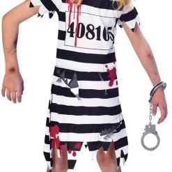 Zombie Convict Girls Costume