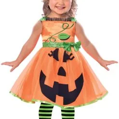 Cute Pumpkin Girls Costume