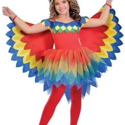 Pretty Parrot Fairy Girls Costume