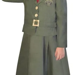 WW2 Girl Soldier Girls Costume