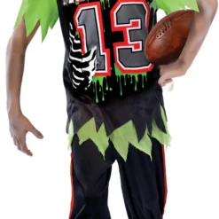 Zombie American Footballer Boys Costume