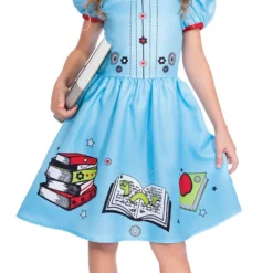 Clever Little Book Worm Girls Fancy Dress