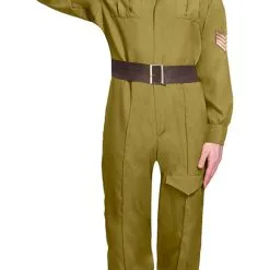 Mens Wartime Soldier Costume