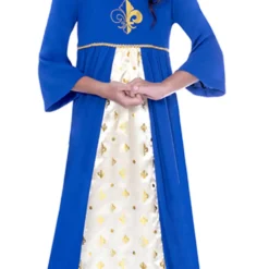 Blue Tudor Princess Girls Costume