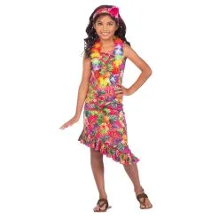 Girls Pink Hawaii Dress -Hot Sale Cosyumes Store lrgscale9911425201