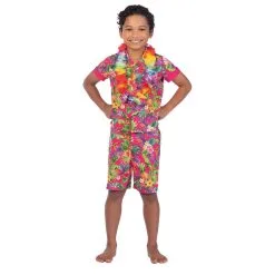 Kids Pink Hawaii Set -Hot Sale Cosyumes Store lrgscale9911438201