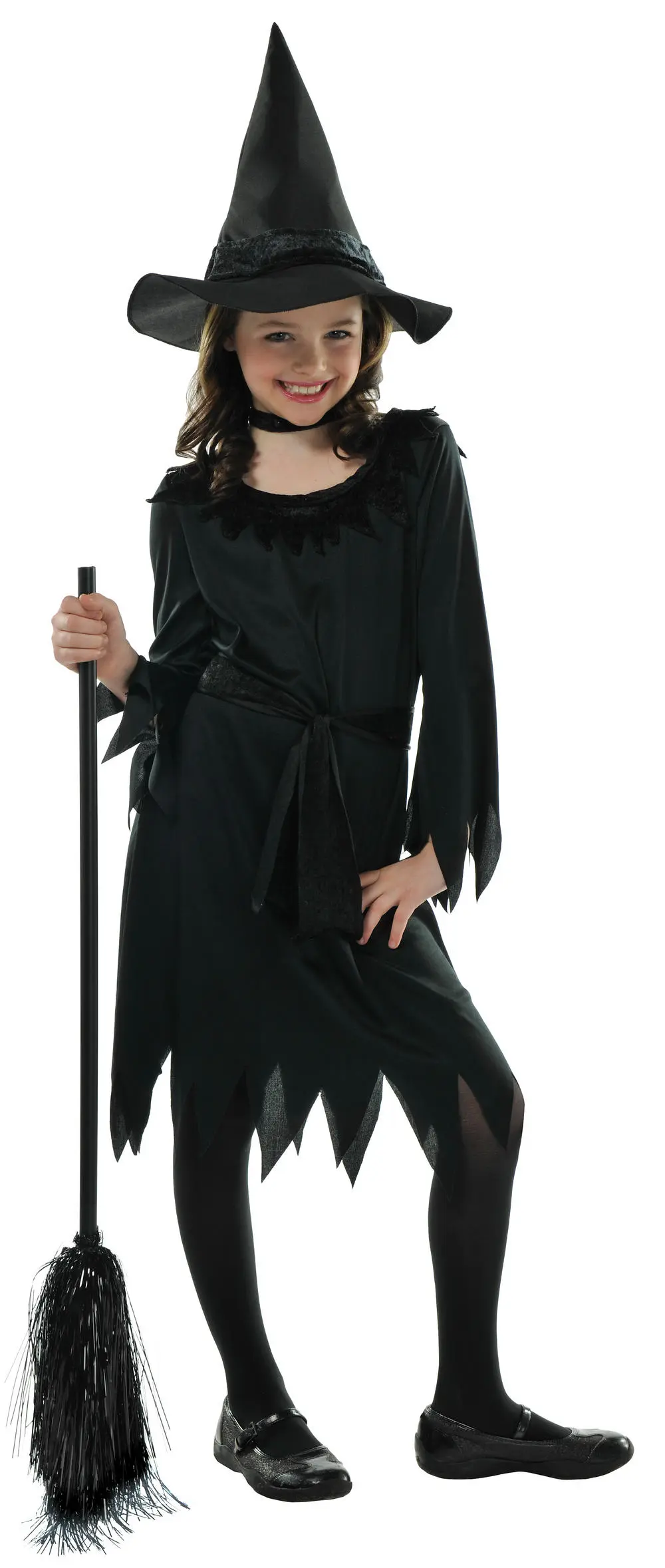 Girls Lil Witch Costume 4 Girls Lil Witch Costume - Image 2