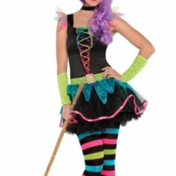 Teens Neon Witch Costume