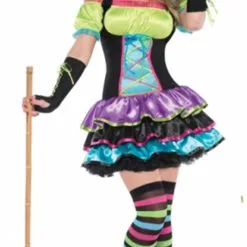 Adults Pop Neon Witch Costume