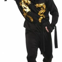 Adults Black Dragon Ninja Costume