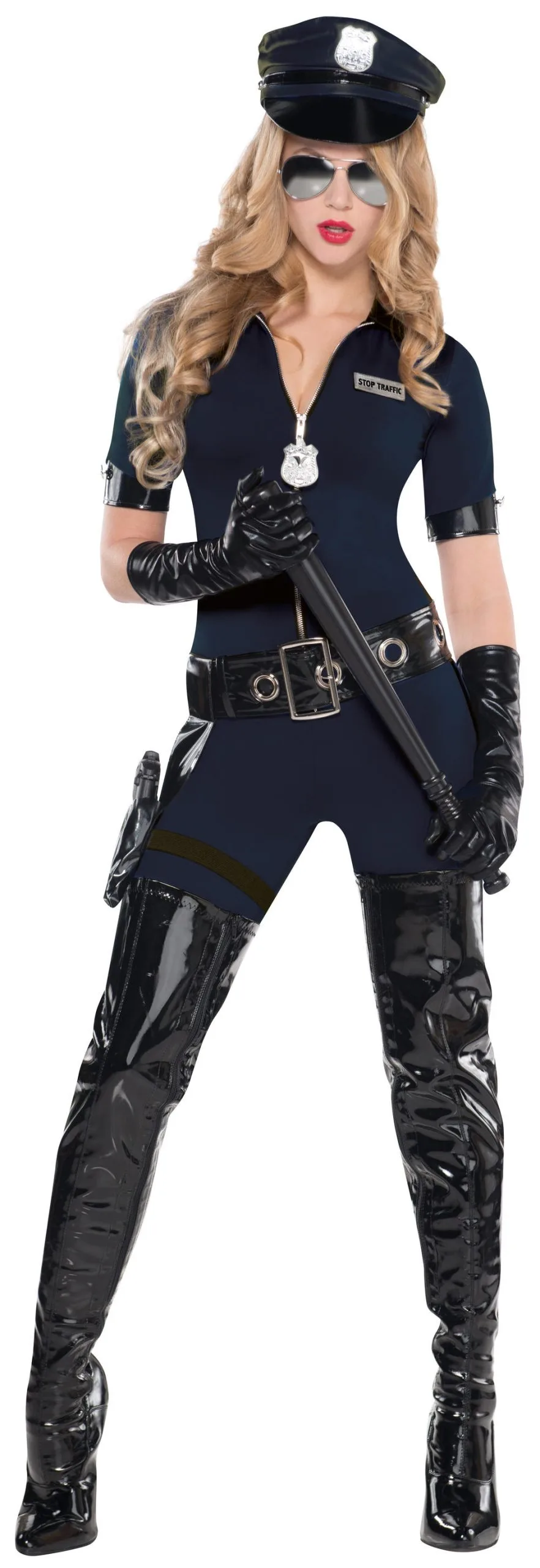 Adults Stop Traffic Police Costume 4 Adults Stop Traffic Police Costume - Image 2