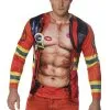 Adults Photorealistic Fireman Shirt -Hot Sale Cosyumes Store lrgscaleBO 84404