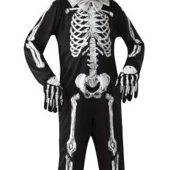 Skeleton Bones Zombie Boys Costume