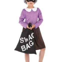 Burglar Granny Girls Costume