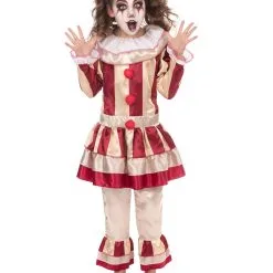 Girls Carnival Clown Costume